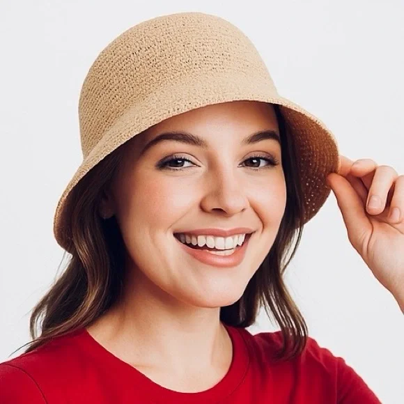 THE CALA COVE RAFFIA BUCKET HAT - Picture 2 of 12